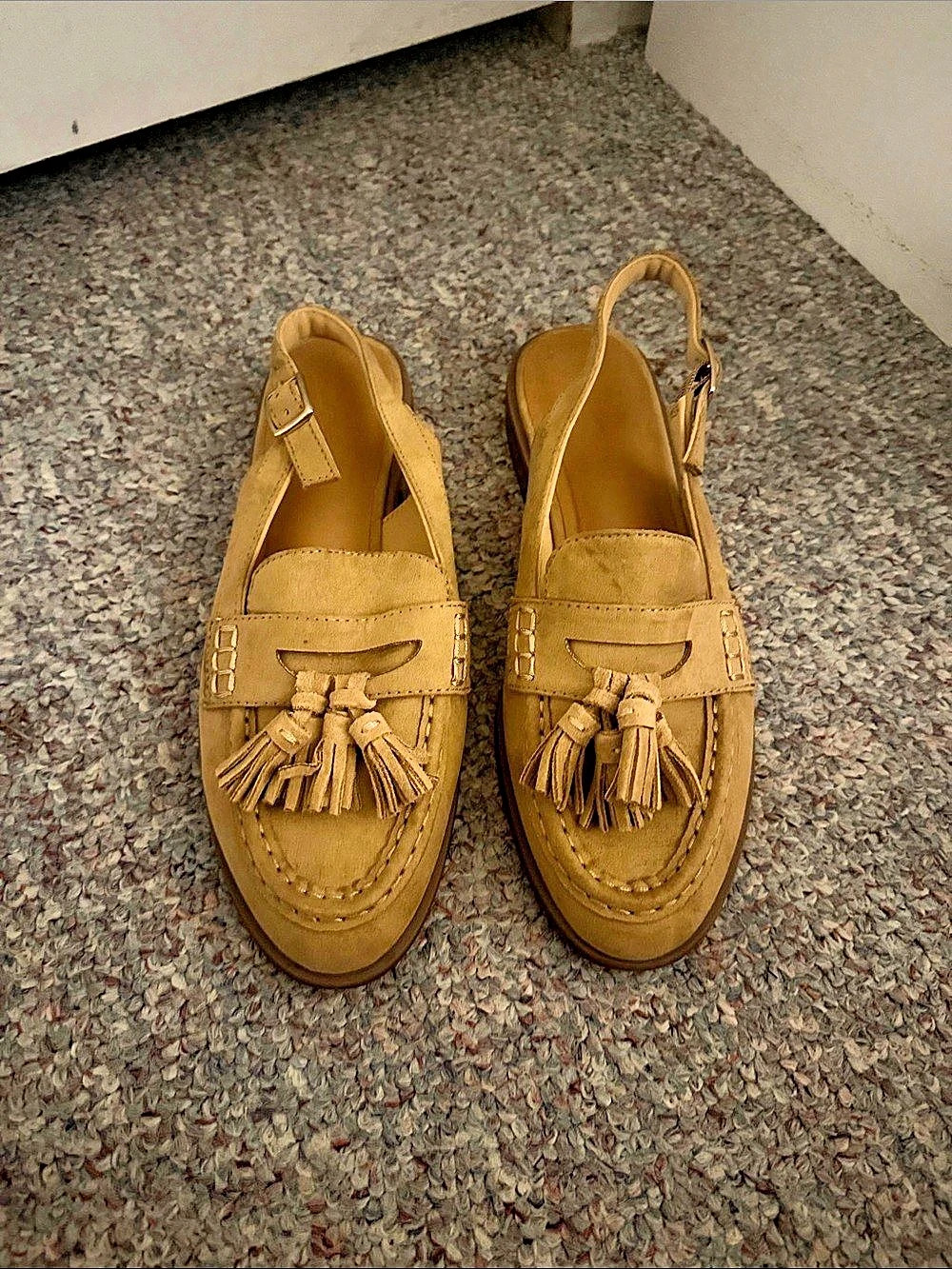 Universal Thread Tassel Slingback Loafers in Brown